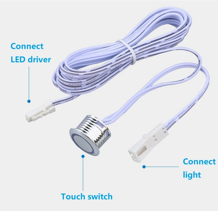 LED Cabinet Strip Lights Under Cabinet Switch 12V DC Light Sensor Switch